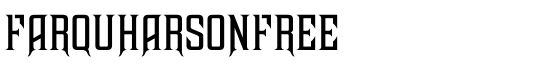 FarquharsonFree - Download Thousands of Free Fonts at FontZone.net