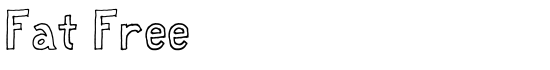 Fat Free - Download Thousands of Free Fonts at FontZone.net