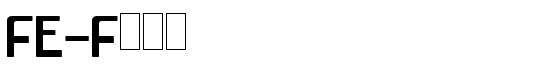 FE-Font - Download Thousands of Free Fonts at FontZone.net