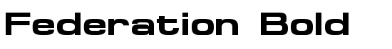 Federation Bold - Download Thousands of Free Fonts at FontZone.net