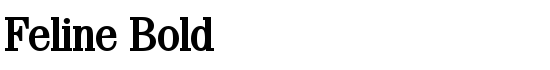 Feline Bold - Download Thousands of Free Fonts at FontZone.net