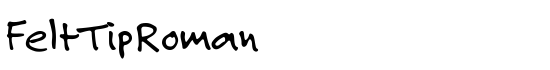 FeltTipRoman - Download Thousands of Free Fonts at FontZone.net