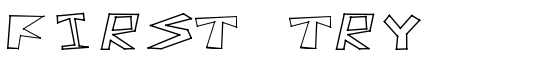 First Try - Download Thousands of Free Fonts at FontZone.net