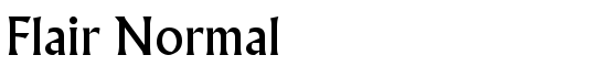 Flair Normal - Download Thousands of Free Fonts at FontZone.net
