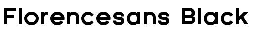 Florencesans Black - Download Thousands of Free Fonts at FontZone.net