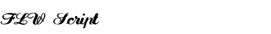 FLW Script - Download Thousands of Free Fonts at FontZone.net