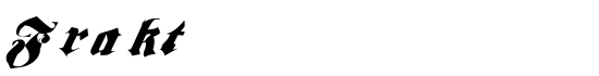 Frakt - Download Thousands of Free Fonts at FontZone.net