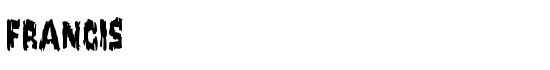 Francis - Download Thousands of Free Fonts at FontZone.net