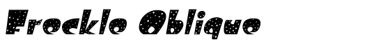 Freckle Oblique - Download Thousands of Free Fonts at FontZone.net