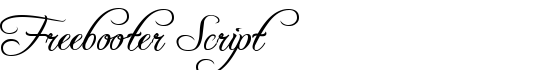 Freebooter Script - Download Thousands of Free Fonts at FontZone.net