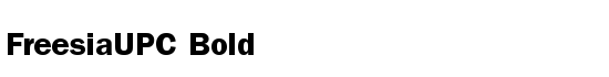 FreesiaUPC Bold - Download Thousands of Free Fonts at FontZone.net