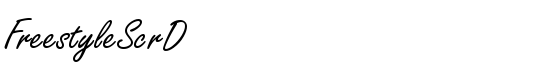 FreestyleScrD - Download Thousands of Free Fonts at FontZone.net