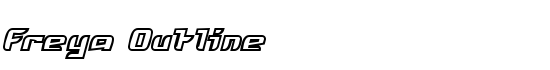Freya Outline - Download Thousands of Free Fonts at FontZone.net