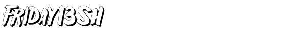 Friday13SH - Download Thousands of Free Fonts at FontZone.net