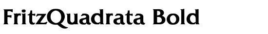 FritzQuadrata Bold - Download Thousands of Free Fonts at FontZone.net