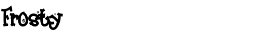Frosty - Download Thousands of Free Fonts at FontZone.net
