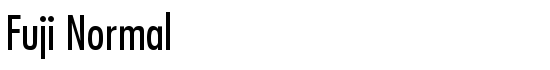 Fuji Normal - Download Thousands of Free Fonts at FontZone.net