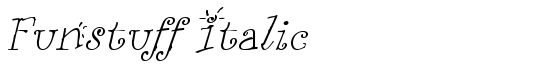 Funstuff Italic - Download Thousands of Free Fonts at FontZone.net