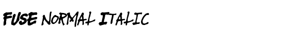 FUSE normal Italic - Download Thousands of Free Fonts at FontZone.net