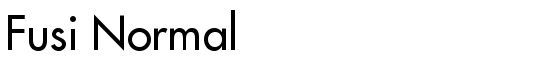 Fusi Normal - Download Thousands of Free Fonts at FontZone.net