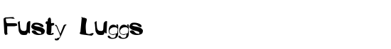 Fusty Luggs - Download Thousands of Free Fonts at FontZone.net