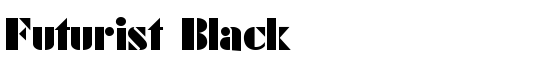 Futurist Black - Download Thousands of Free Fonts at FontZone.net
