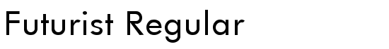 Futurist Regular - Download Thousands of Free Fonts at FontZone.net