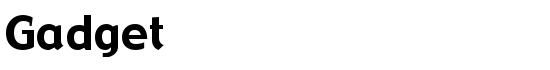 Gadget - Download Thousands of Free Fonts at FontZone.net