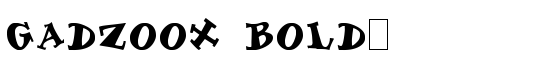 Gadzoox Bold: - Download Thousands of Free Fonts at FontZone.net