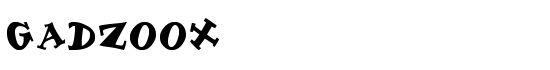 Gadzoox - Download Thousands of Free Fonts at FontZone.net