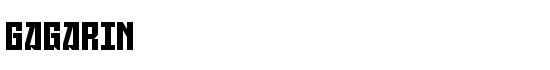 Gagarin - Download Thousands of Free Fonts at FontZone.net