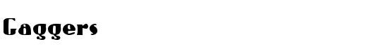 Gaggers - Download Thousands of Free Fonts at FontZone.net