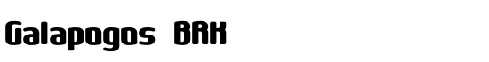 Galapogos BRK - Download Thousands of Free Fonts at FontZone.net