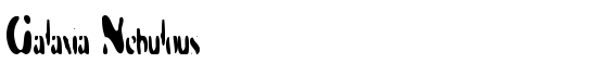 Galaxia Nebulous - Download Thousands of Free Fonts at FontZone.net