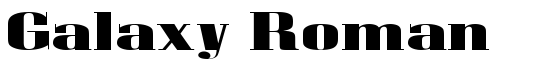 Galaxy Roman - Download Thousands of Free Fonts at FontZone.net