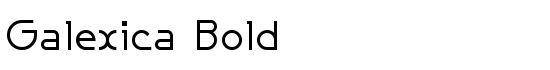 Galexica Bold - Download Thousands of Free Fonts at FontZone.net