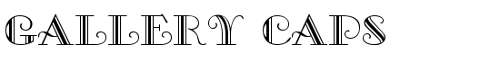 Gallery Caps - Download Thousands of Free Fonts at FontZone.net