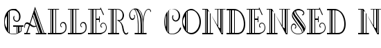 Gallery Condensed Normal - Download Thousands of Free Fonts at FontZone.net