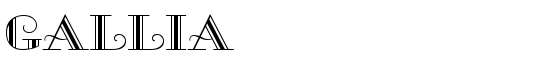 Gallia - Download Thousands of Free Fonts at FontZone.net