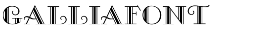 GalliaFont - Download Thousands of Free Fonts at FontZone.net