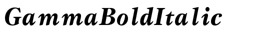 GammaBoldItalic - Download Thousands of Free Fonts at FontZone.net