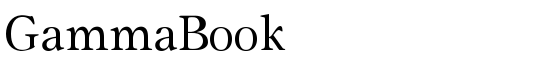 GammaBook - Download Thousands of Free Fonts at FontZone.net