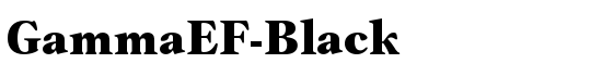 GammaEF-Black - Download Thousands of Free Fonts at FontZone.net