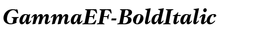 GammaEF-BoldItalic - Download Thousands of Free Fonts at FontZone.net