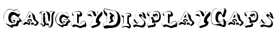 GanglyDisplayCaps - Download Thousands of Free Fonts at FontZone.net