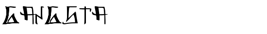 GANGSTA - Download Thousands of Free Fonts at FontZone.net