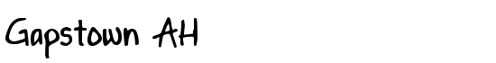 Gapstown AH - Download Thousands of Free Fonts at FontZone.net