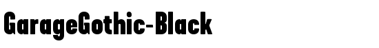GarageGothic-Black - Download Thousands of Free Fonts at FontZone.net