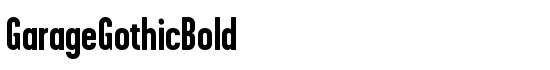GarageGothicBold - Download Thousands of Free Fonts at FontZone.net