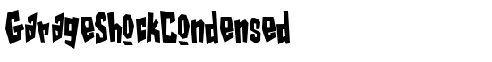 GarageShockCondensed - Download Thousands of Free Fonts at FontZone.net